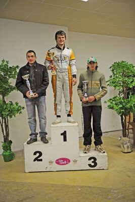 12/04/2009 : 1ère manche du Championnat Sud et 1ère manche du Championnat Régional Languedoc-Roussillon à Lavelanet Les Podiums (photos Patrick Lascombes) 2009 — karting
