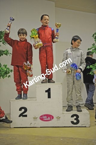12/04/2009 : 1ère manche du Championnat Sud et 1ère manche du Championnat Régional Languedoc-Roussillon à Lavelanet Les Podiums (photos Patrick Lascombes) 2009 — karting