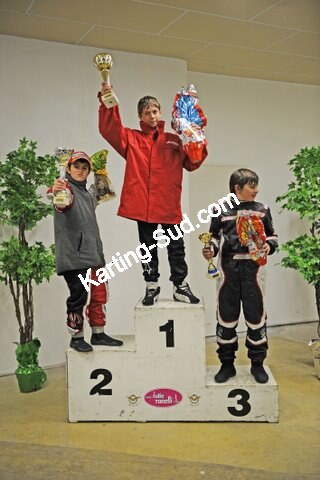 12/04/2009 : 1ère manche du Championnat Sud et 1ère manche du Championnat Régional Languedoc-Roussillon à Lavelanet Les Podiums (photos Patrick Lascombes) 2009 — karting