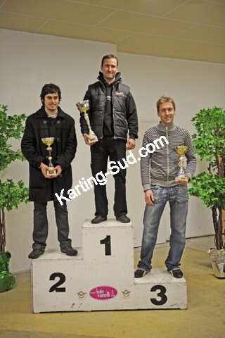 12/04/2009 : 1ère manche du Championnat Sud et 1ère manche du Championnat Régional Languedoc-Roussillon à Lavelanet Les Podiums (photos Patrick Lascombes) 2009 — karting