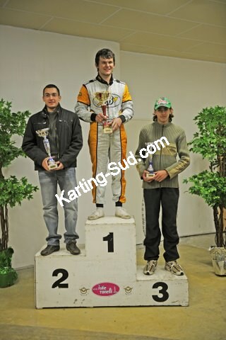 12/04/2009 : 1ère manche du Championnat Sud et 1ère manche du Championnat Régional Languedoc-Roussillon à Lavelanet Les Podiums (photos Patrick Lascombes) 2009 — karting