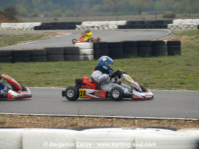 12/04/2009 : 2ème manche du Championnat Régional PACAC à Salon de Provence (photos Benjamin Larue) 2009 — karting