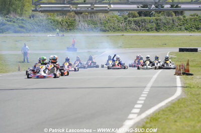 19/04/2009 : 1ère manche du Championnat Régional Aquitain à Layrac (photos Patrick Lascombes) 2009 — karting