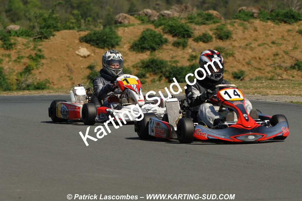 19/04/2009 : 1ère manche du Championnat Régional Aquitain à Layrac (photos Patrick Lascombes) 2009 — karting