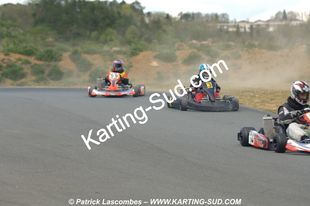 19/04/2009 : 1ère manche du Championnat Régional Aquitain à Layrac (photos Patrick Lascombes) 2009 — karting