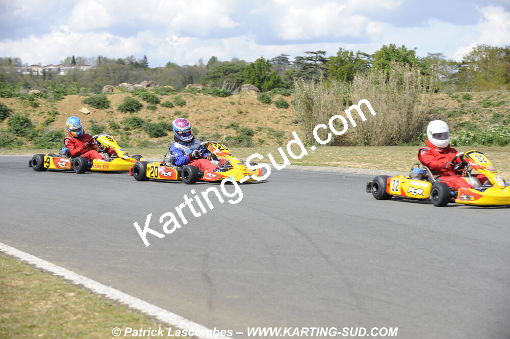 19/04/2009 : 1ère manche du Championnat Régional Aquitain à Layrac (photos Patrick Lascombes) 2009 — karting