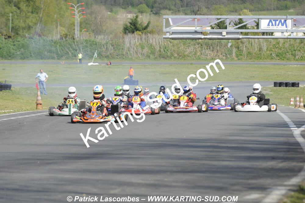 19/04/2009 : 1ère manche du Championnat Régional Aquitain à Layrac (photos Patrick Lascombes) 2009 — karting