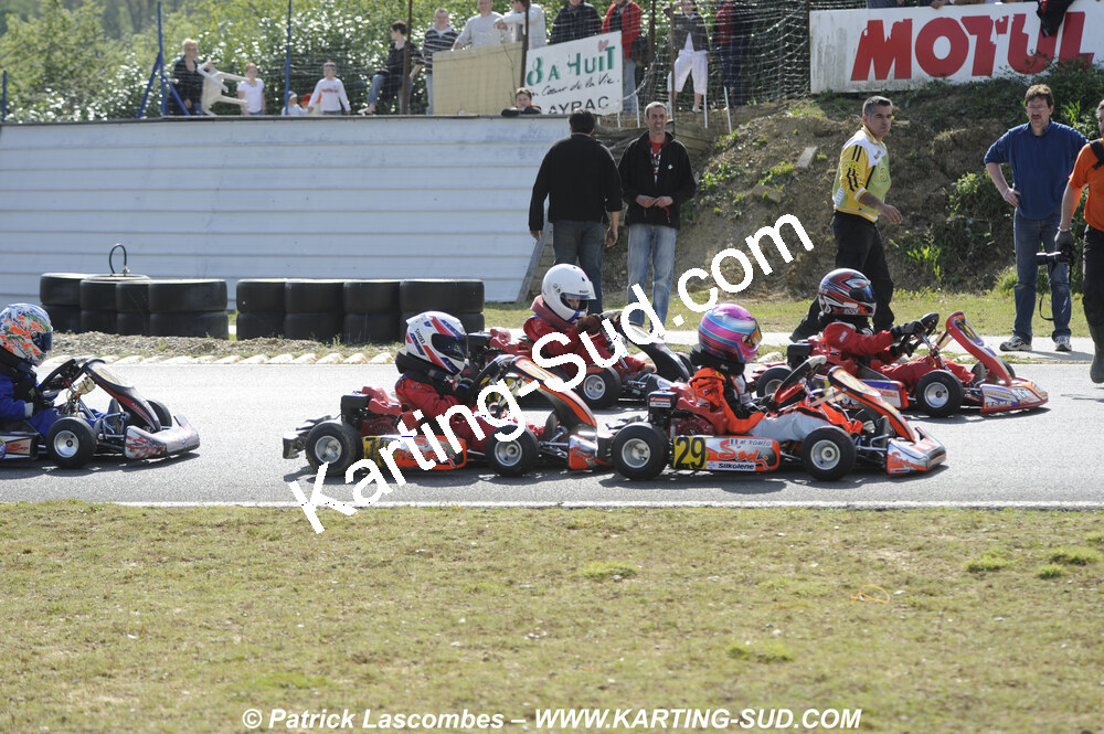 19/04/2009 : 1ère manche du Championnat Régional Aquitain à Layrac (photos Patrick Lascombes) 2009 — karting