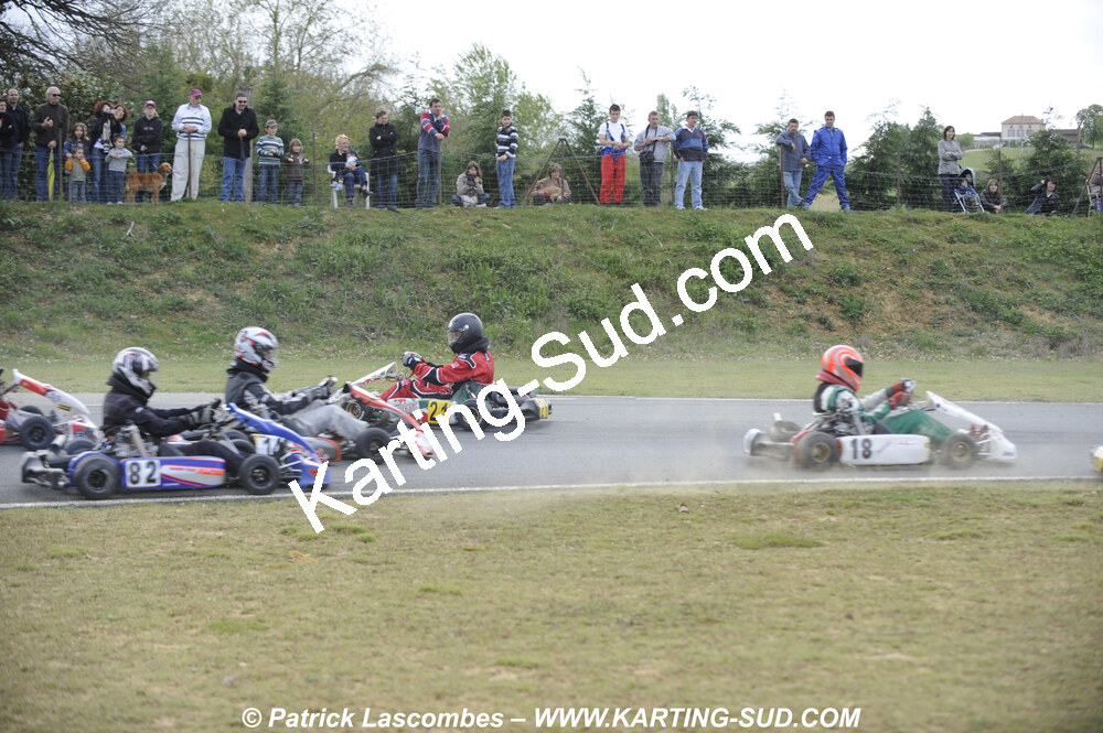 19/04/2009 : 1ère manche du Championnat Régional Aquitain à Layrac (photos Patrick Lascombes) 2009 — karting