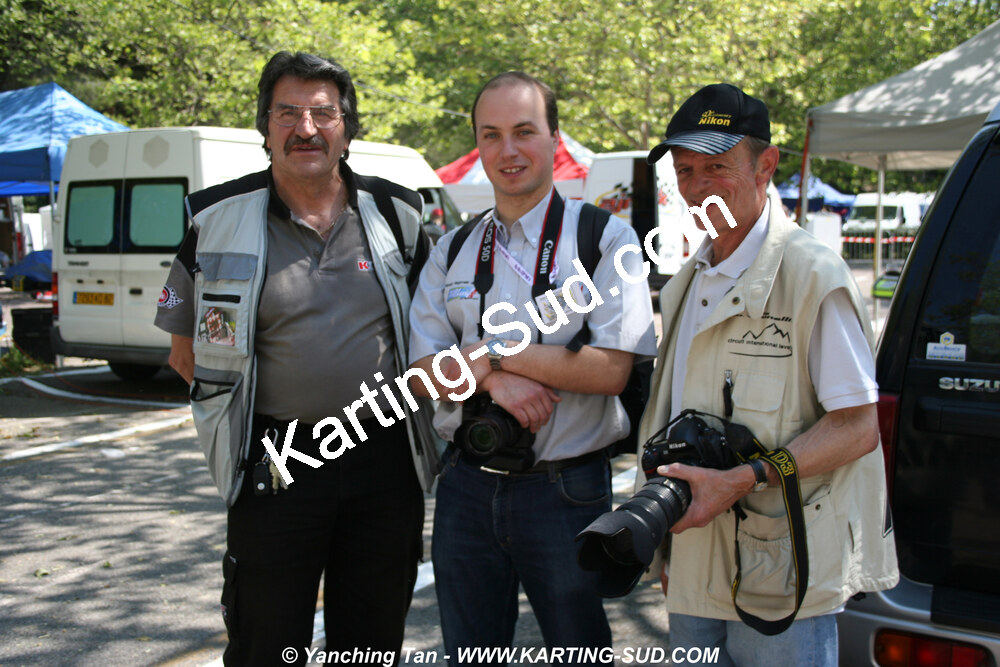 Jean-Claude CONSTANS, Patrick LASCOMBES, Stéphane AGNUS — 03/05/2009 : 1ère Kart Cup de La Grande Motte (photos Yanching Tan) 2009 — karting