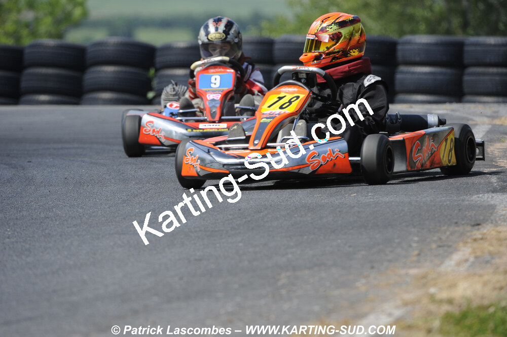31/05/2009 : 3ème manche du Championnat du Sud 2009 à Belmont sur Rance (photos Patrick Lascombes) 2009 — karting