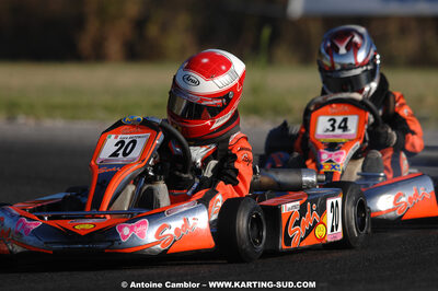 Luca ANTONUCCI — 22-23/08/2009 : Championnat de France Minime/Cadet à Lavelanet (photos Antoine Camblor) 2009 — karting