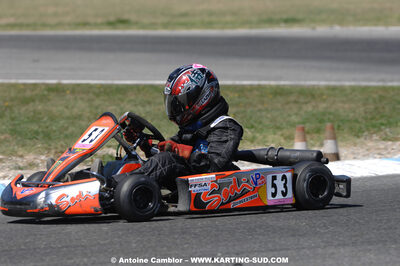 Julien DA COSTA — 22-23/08/2009 : Championnat de France Minime/Cadet à Lavelanet (photos Antoine Camblor) 2009 — karting
