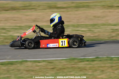 Léo ROSSEL — 22-23/08/2009 : Championnat de France Minime/Cadet à Lavelanet (photos Antoine Camblor) 2009 — karting
