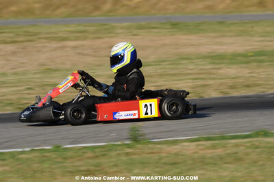 Léo ROSSEL — 22-23/08/2009 : Championnat de France Minime/Cadet à Lavelanet (photos Antoine Camblor) 2009 — karting