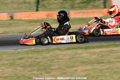 Thibault FLOURET-BARBE — 22-23/08/2009 : Championnat de France Minime/Cadet à Lavelanet (photos Antoine Camblor) 2009 — karting