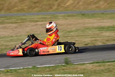 Cécile MARTINI — 22-23/08/2009 : Championnat de France Minime/Cadet à Lavelanet (photos Antoine Camblor) 2009 — karting