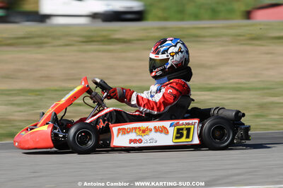 Axel POLI — 22-23/08/2009 : Championnat de France Minime/Cadet à Lavelanet (photos Antoine Camblor) 2009 — karting