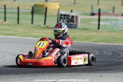 Axel POLI — 22-23/08/2009 : Championnat de France Minime/Cadet à Lavelanet (photos Antoine Camblor) 2009 — karting