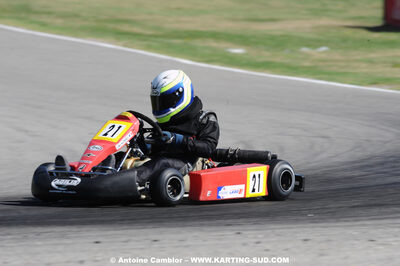 Léo ROSSEL — 22-23/08/2009 : Championnat de France Minime/Cadet à Lavelanet (photos Antoine Camblor) 2009 — karting