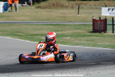 Luca ANTONUCCI — 22-23/08/2009 : Championnat de France Minime/Cadet à Lavelanet (photos Antoine Camblor) 2009 — karting