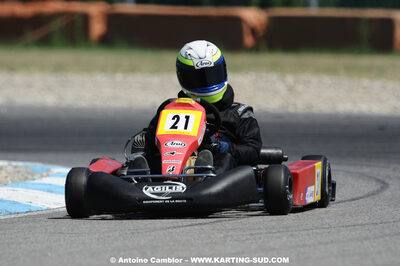 Léo ROSSEL — 22-23/08/2009 : Championnat de France Minime/Cadet à Lavelanet (photos Antoine Camblor) 2009 — karting