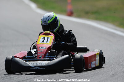 Léo ROSSEL — 22-23/08/2009 : Championnat de France Minime/Cadet à Lavelanet (photos Antoine Camblor) 2009 — karting