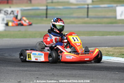Axel POLI — 22-23/08/2009 : Championnat de France Minime/Cadet à Lavelanet (photos Antoine Camblor) 2009 — karting