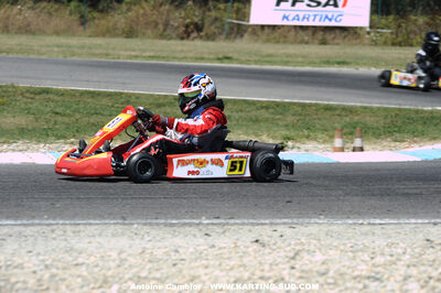 Axel POLI — 22-23/08/2009 : Championnat de France Minime/Cadet à Lavelanet (photos Antoine Camblor) 2009 — karting