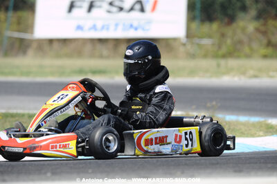 Thibault FLOURET-BARBE — 22-23/08/2009 : Championnat de France Minime/Cadet à Lavelanet (photos Antoine Camblor) 2009 — karting