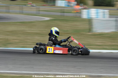 Léo ROSSEL — 22-23/08/2009 : Championnat de France Minime/Cadet à Lavelanet (photos Antoine Camblor) 2009 — karting