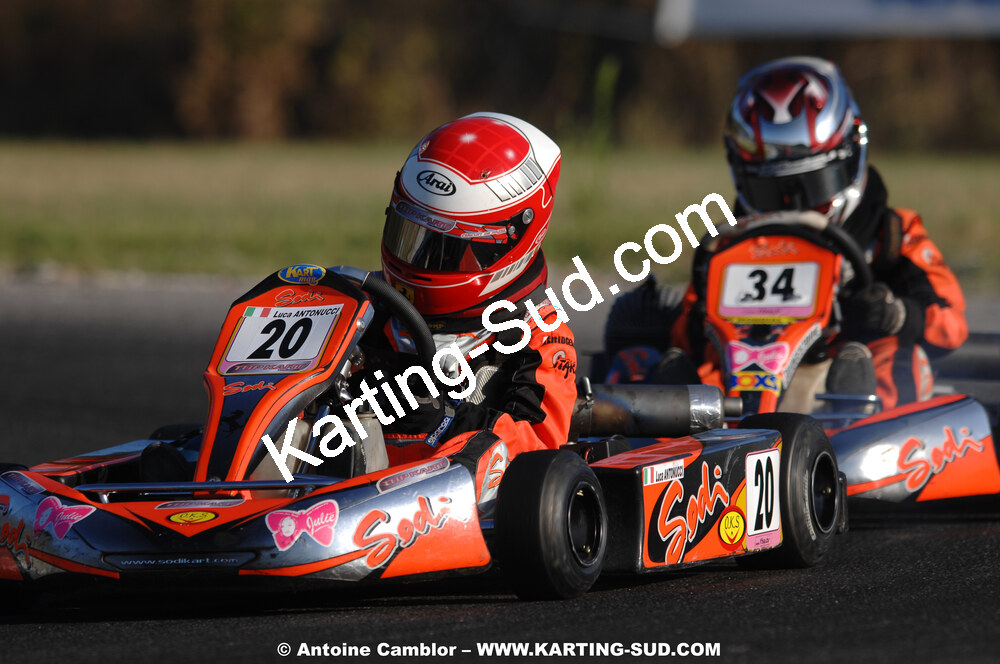 Luca ANTONUCCI — 22-23/08/2009 : Championnat de France Minime/Cadet à Lavelanet (photos Antoine Camblor) 2009 — karting