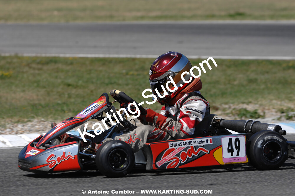 Maxime CHASSAGNE — 22-23/08/2009 : Championnat de France Minime/Cadet à Lavelanet (photos Antoine Camblor) 2009 — karting