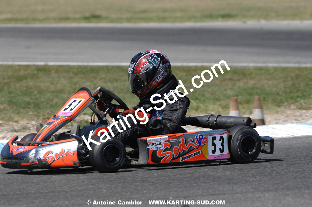 Julien DA COSTA — 22-23/08/2009 : Championnat de France Minime/Cadet à Lavelanet (photos Antoine Camblor) 2009 — karting