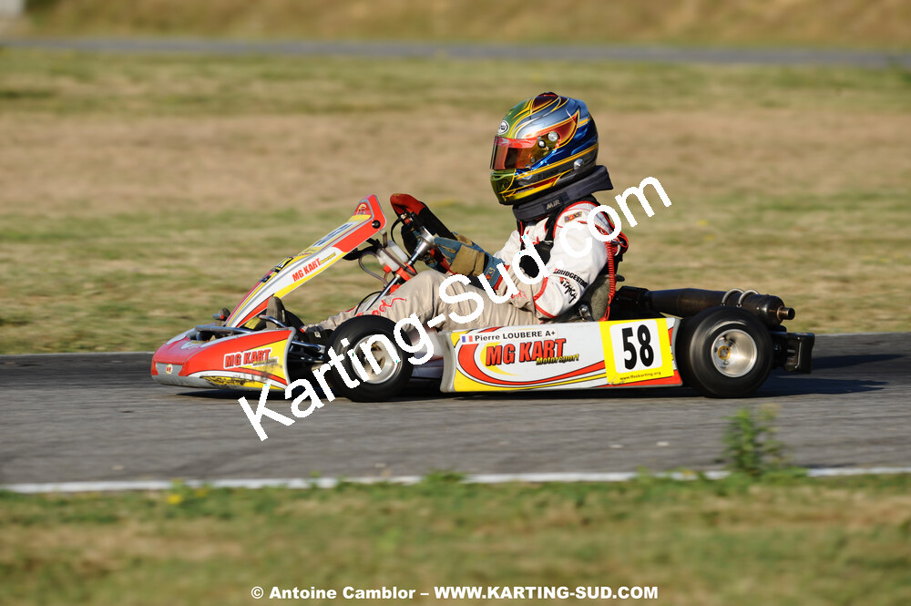 Pierre LOUBERE — 22-23/08/2009 : Championnat de France Minime/Cadet à Lavelanet (photos Antoine Camblor) 2009 — karting