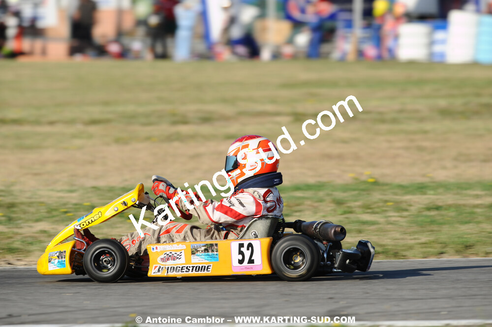 Florian JORDA — 22-23/08/2009 : Championnat de France Minime/Cadet à Lavelanet (photos Antoine Camblor) 2009 — karting