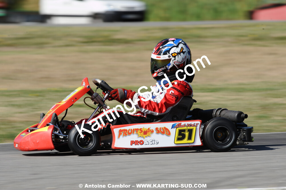 Axel POLI — 22-23/08/2009 : Championnat de France Minime/Cadet à Lavelanet (photos Antoine Camblor) 2009 — karting