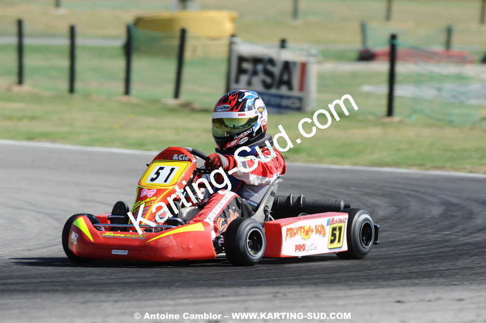 Axel POLI — 22-23/08/2009 : Championnat de France Minime/Cadet à Lavelanet (photos Antoine Camblor) 2009 — karting