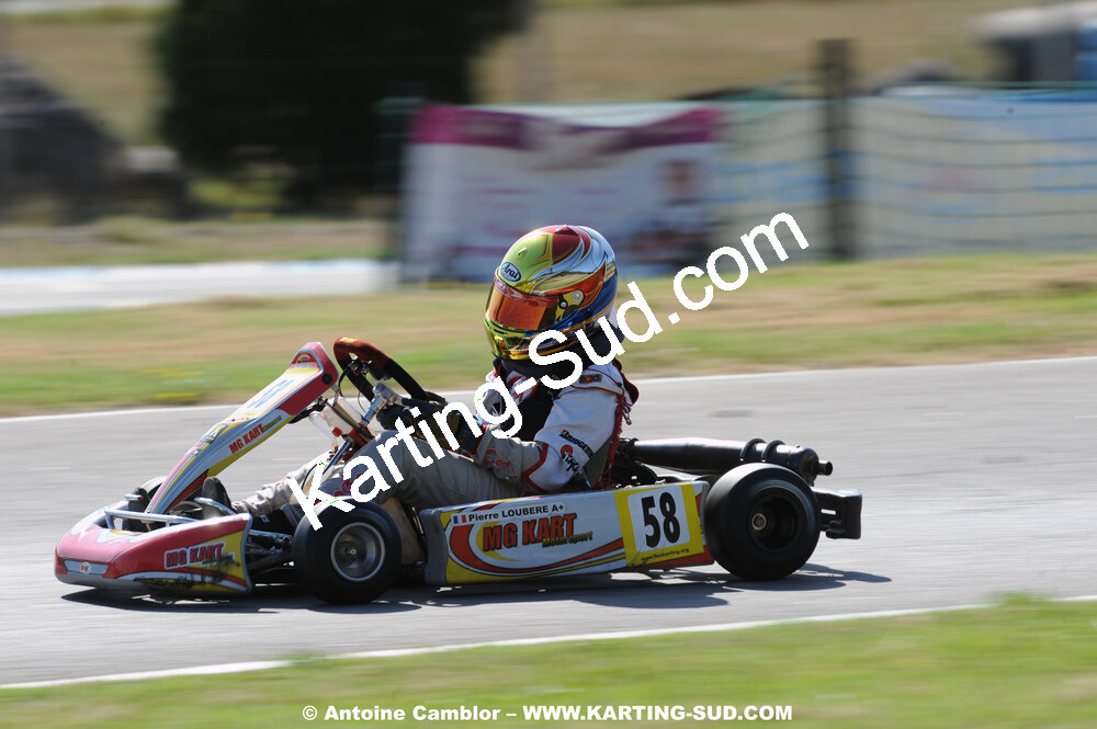 Pierre LOUBERE — 22-23/08/2009 : Championnat de France Minime/Cadet à Lavelanet (photos Antoine Camblor) 2009 — karting