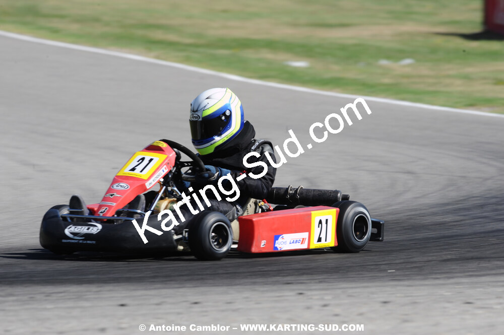 Léo ROSSEL — 22-23/08/2009 : Championnat de France Minime/Cadet à Lavelanet (photos Antoine Camblor) 2009 — karting