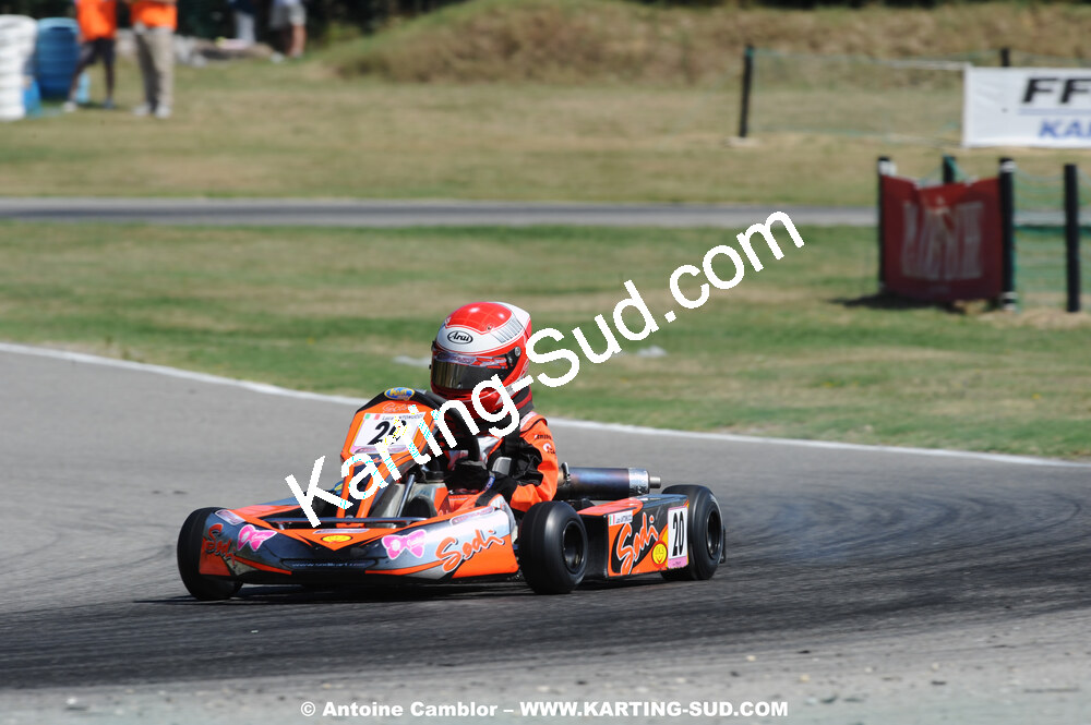 Luca ANTONUCCI — 22-23/08/2009 : Championnat de France Minime/Cadet à Lavelanet (photos Antoine Camblor) 2009 — karting
