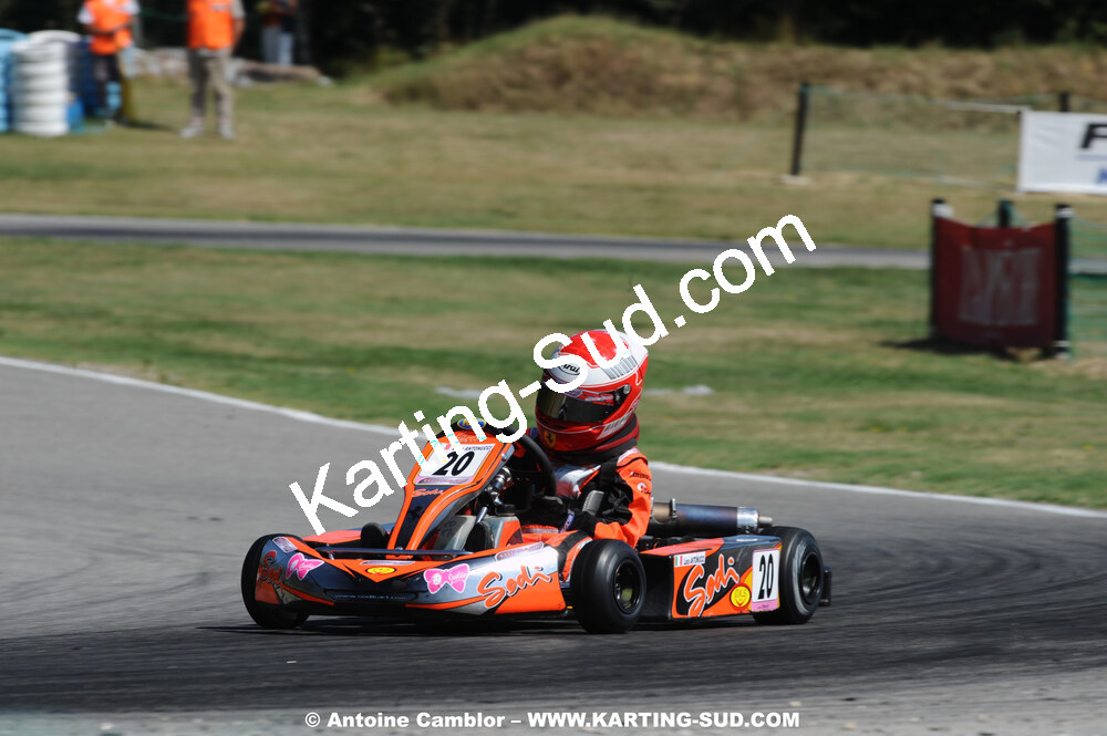 Luca ANTONUCCI — 22-23/08/2009 : Championnat de France Minime/Cadet à Lavelanet (photos Antoine Camblor) 2009 — karting