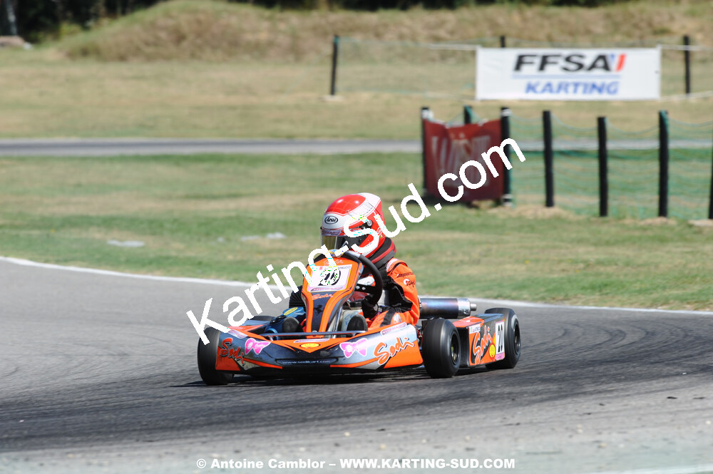Luca ANTONUCCI — 22-23/08/2009 : Championnat de France Minime/Cadet à Lavelanet (photos Antoine Camblor) 2009 — karting