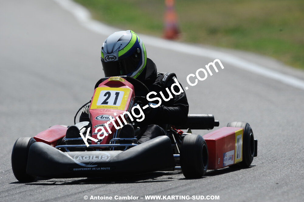 Léo ROSSEL — 22-23/08/2009 : Championnat de France Minime/Cadet à Lavelanet (photos Antoine Camblor) 2009 — karting