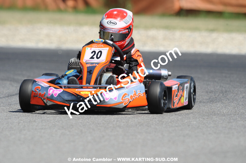 Luca ANTONUCCI — 22-23/08/2009 : Championnat de France Minime/Cadet à Lavelanet (photos Antoine Camblor) 2009 — karting