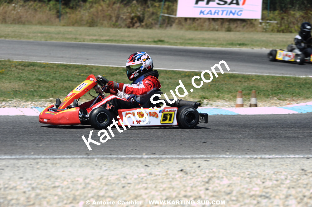 Axel POLI — 22-23/08/2009 : Championnat de France Minime/Cadet à Lavelanet (photos Antoine Camblor) 2009 — karting