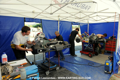27/09/2009 : 5ème manche du Championnat Régional Aquitain à Layrac (photos Patrick Lascombes) 2009 — karting