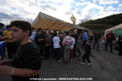 25/10/2009 : 2ème manche du Trophée Vincent Sanchez à Lavelanet (photos Patrick Lascombes) 2009 — karting