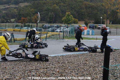 25/10/2009 : 2ème manche du Trophée Vincent Sanchez à Lavelanet (photos Patrick Lascombes) 2009 — karting