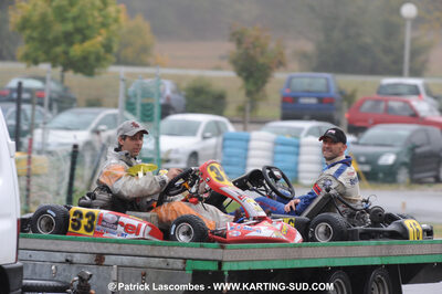Fabien BARTHEZ, Paolo SANTANA — 25/10/2009 : 2ème manche du Trophée Vincent Sanchez à Lavelanet (photos Patrick Lascombes) 2009 — karting